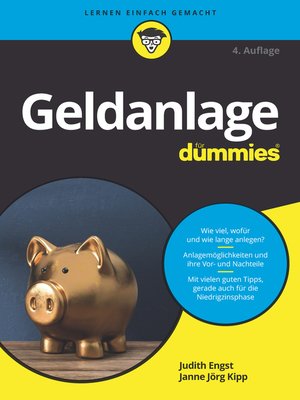 cover image of Geldanlage f&uuml;r Dummies